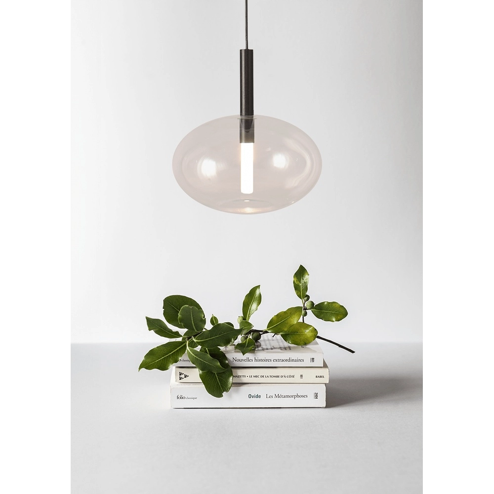 Pendant lamp Ø 24cm Lido Onion with clear glass Masterlight 8718121335193