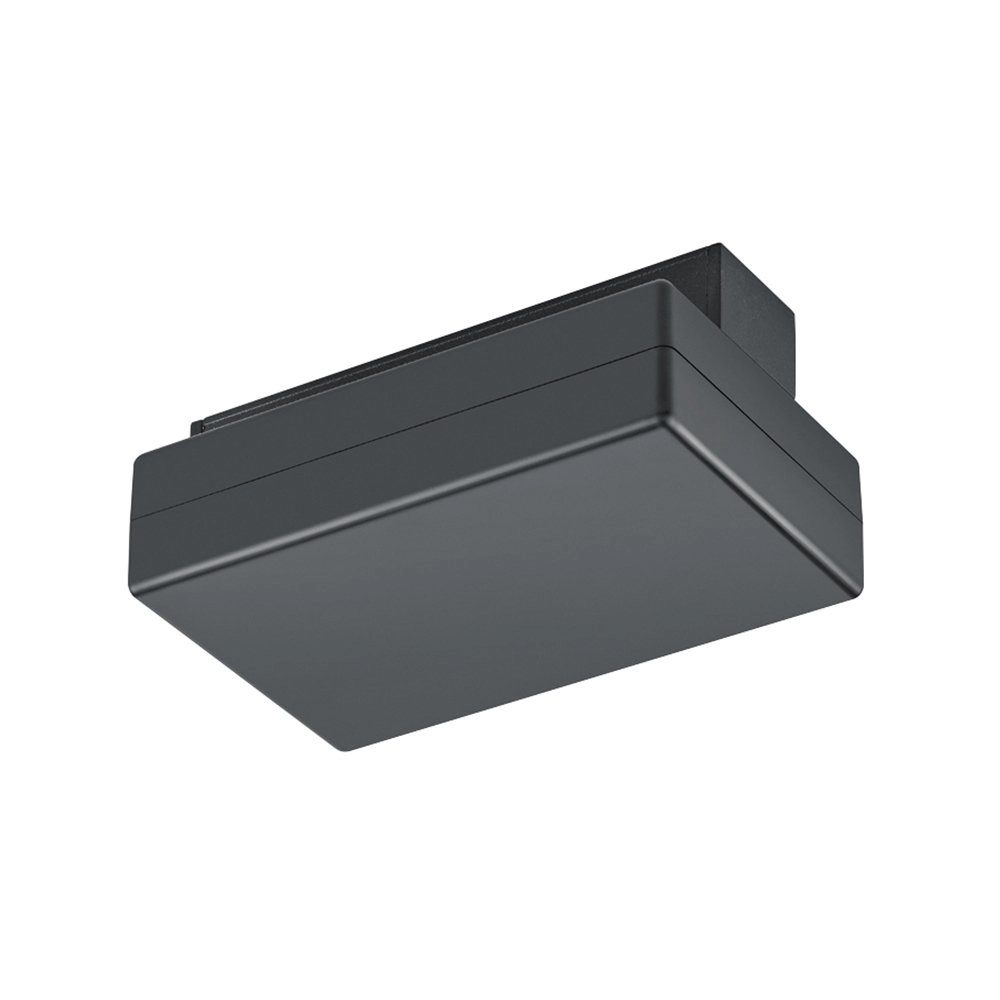 2-phase solid power supply Duoline for track lighting black