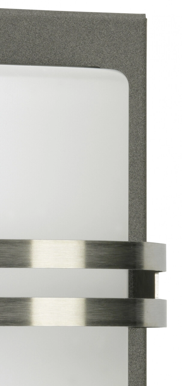 Anthracite outdoor wall lamp Square 20cm Albert 4007235262605