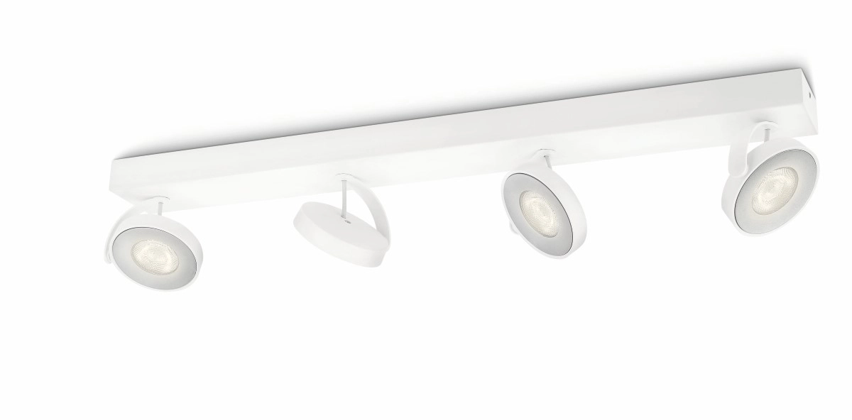 spotlight Clockwork 4-light white Philips 8718696154526