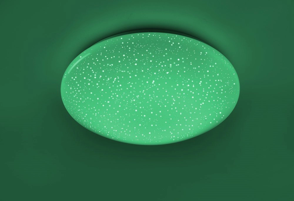 Adjustable ceiling light Skyler RGB 38cm with star effect Just Light 4043689928896