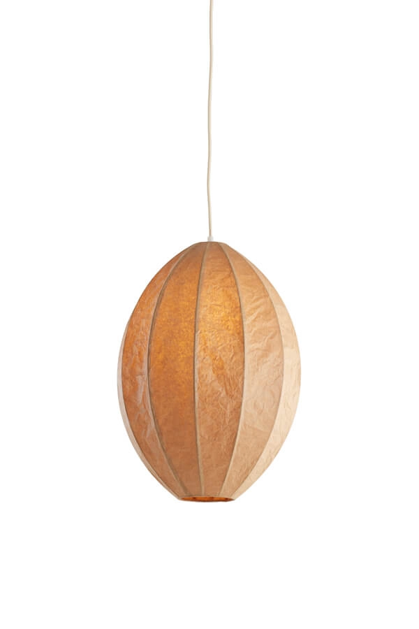 Brown pendant lamp Milatos Ø 28.5cm
