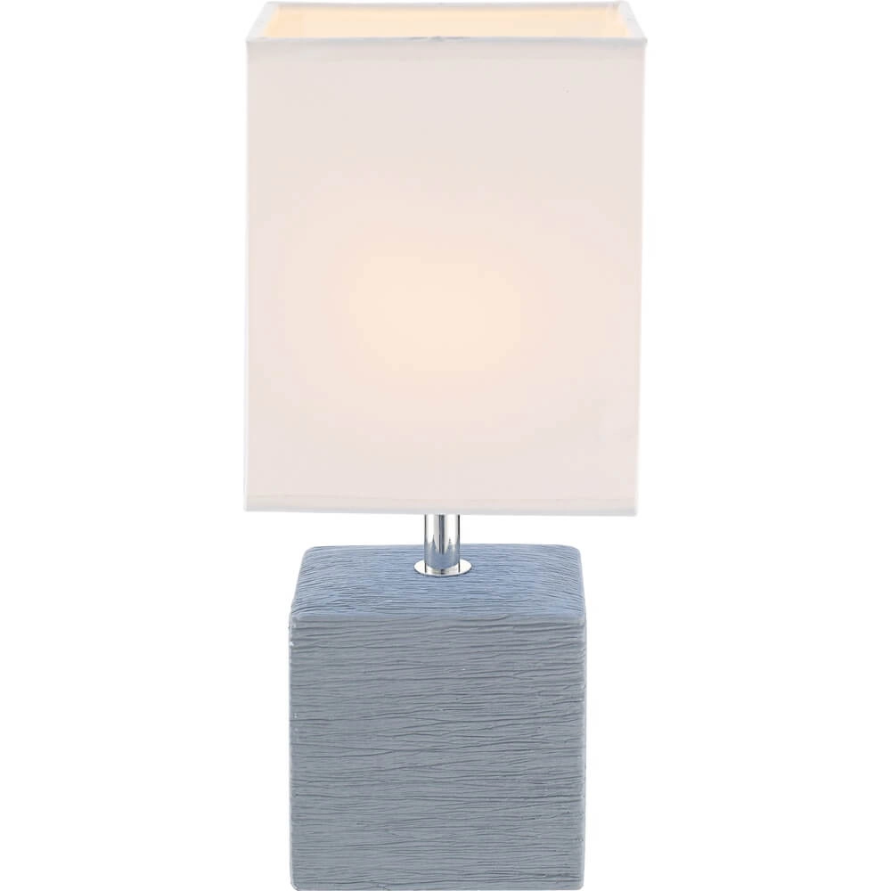 Sleek table lamp Geri blue with white hood Globo 9007371282661