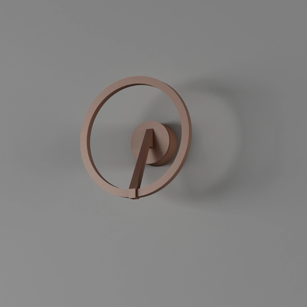 Design wall lamp Oregon Ø 22cm - Brushed bronze Artdelight 8720701103832
