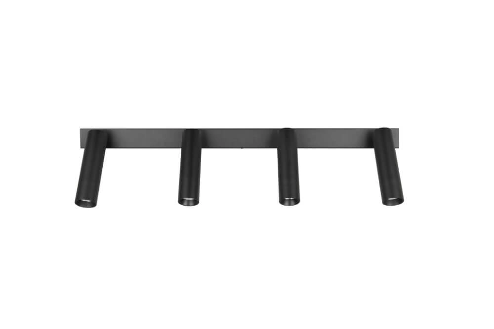 Slim ceiling spotlight Ambala 4x LED - Black Trio 4017807612653
