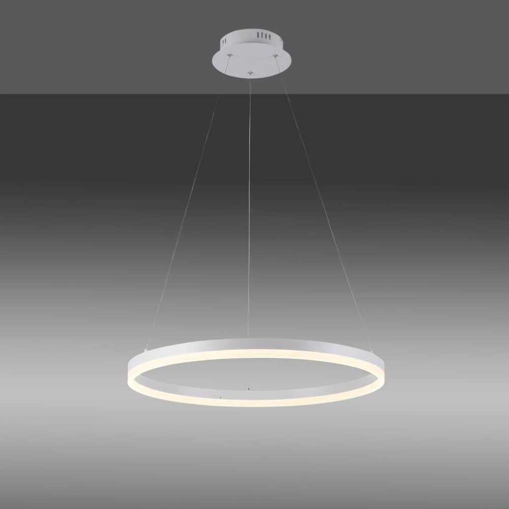 Modern pendant lamp Titus Ø 60cm white Paul Neuhaus 4012248365366
