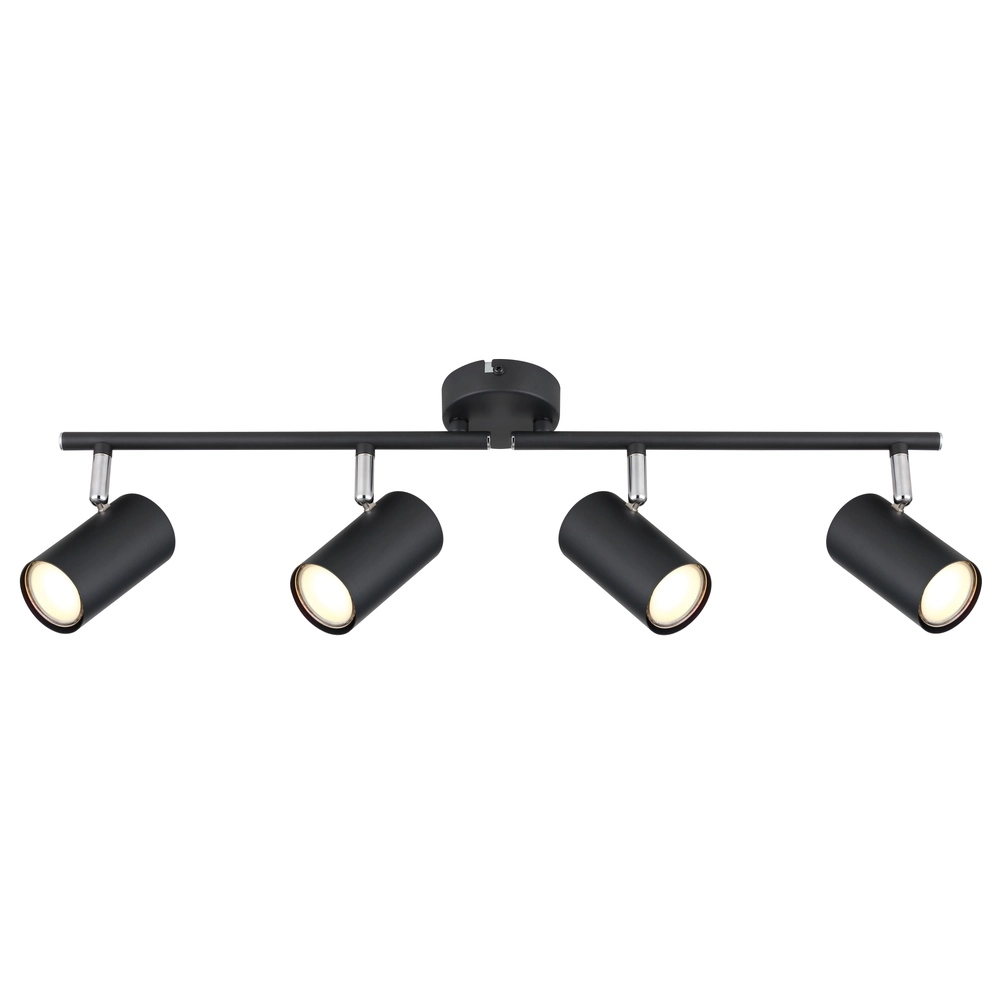 4-light ceiling lamp Allvi Black Globo 9007371451760