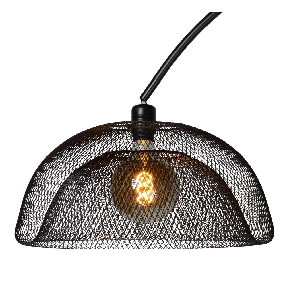 Mesh arc lamp Mesh Black Lucide 5411212302519