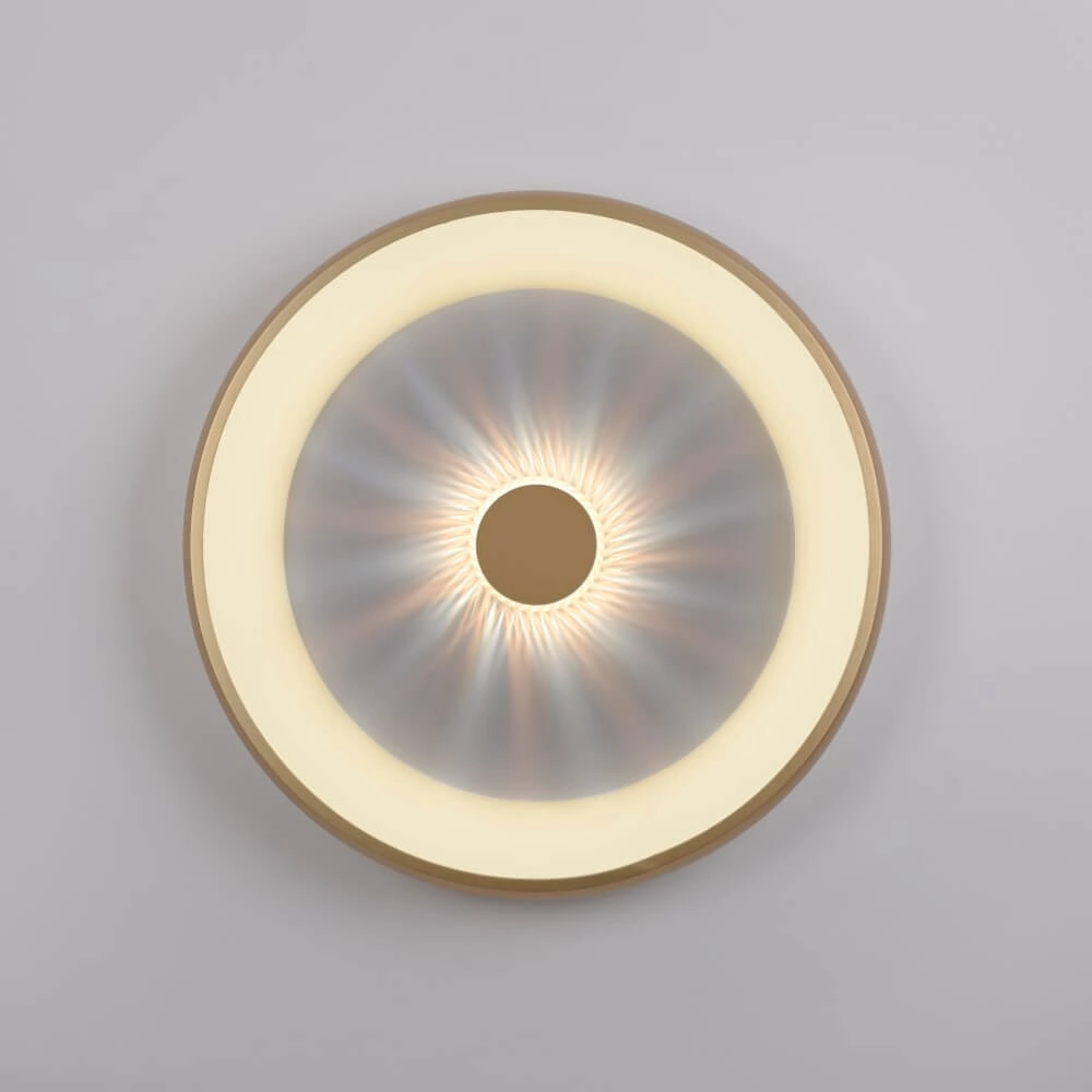 Round ceiling lamp Vertigo brass Ø 61.5cm Just Light 4043689995096