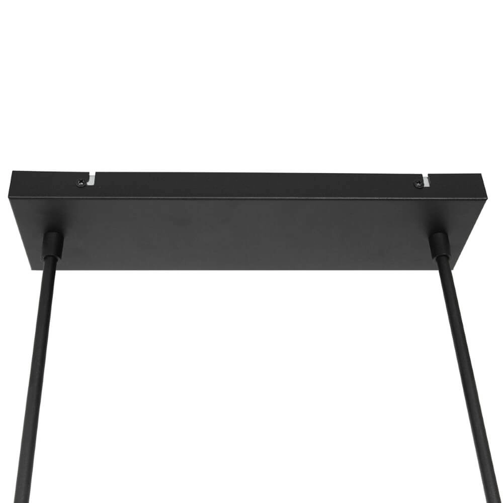 Black hanging lamp Stang with green velvet shades Steinhauer 8712746165791