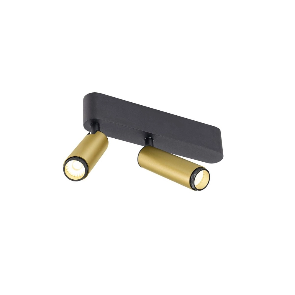 Surface-mounted spot Grip! S 2-light gold 3000K SLV 4024163304856