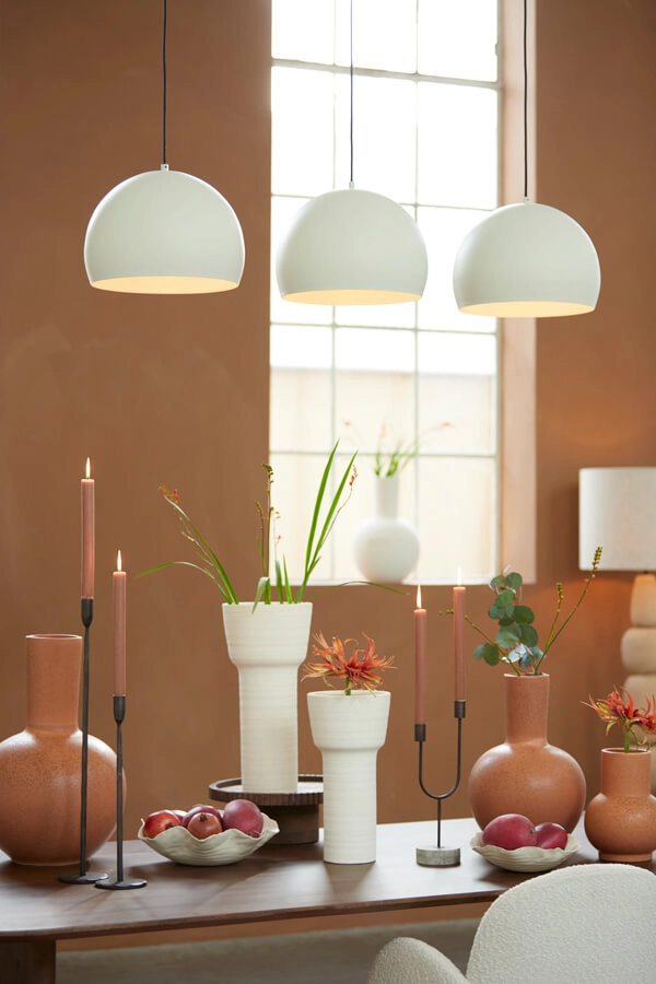 3-light pendant lamp Jaicey cream