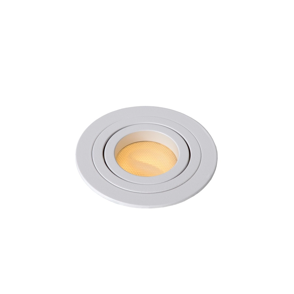 Recessed spotlight Tube white Ø 9.2cm Lucide 5411212220875