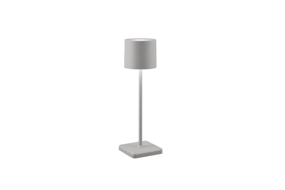 Rechargeable table lamp Fernandez Grey outside