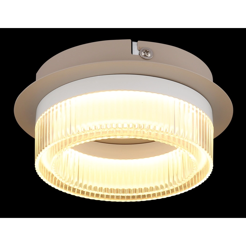 Modern ceiling lamp Zara sand brown Ø 16cm Globo 9007371567065