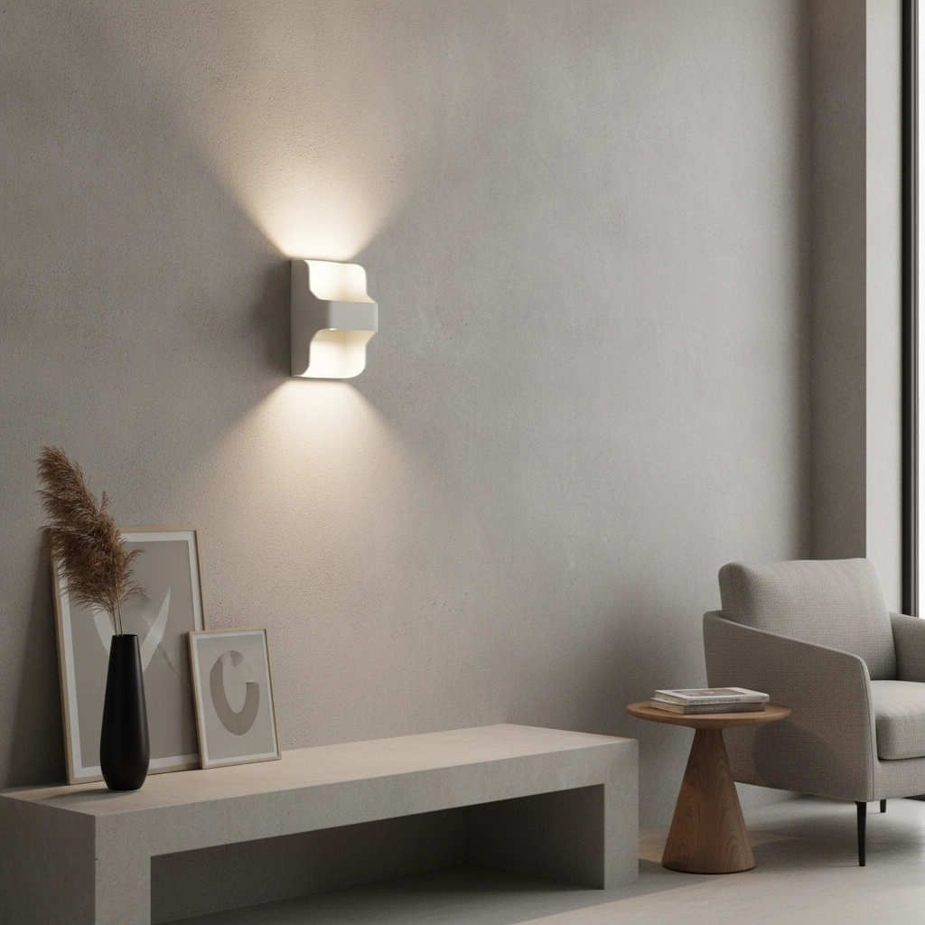 Led outdoor lamp Dallas Up-Down white