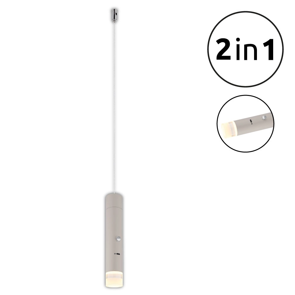 Modern pendant lamp Pelo sand brown Globo 9007371578344