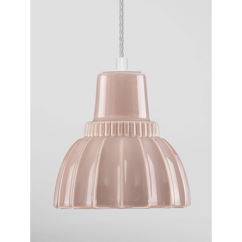 Pendant lamp Picco white with mocha brown Lyora 5212017495389
