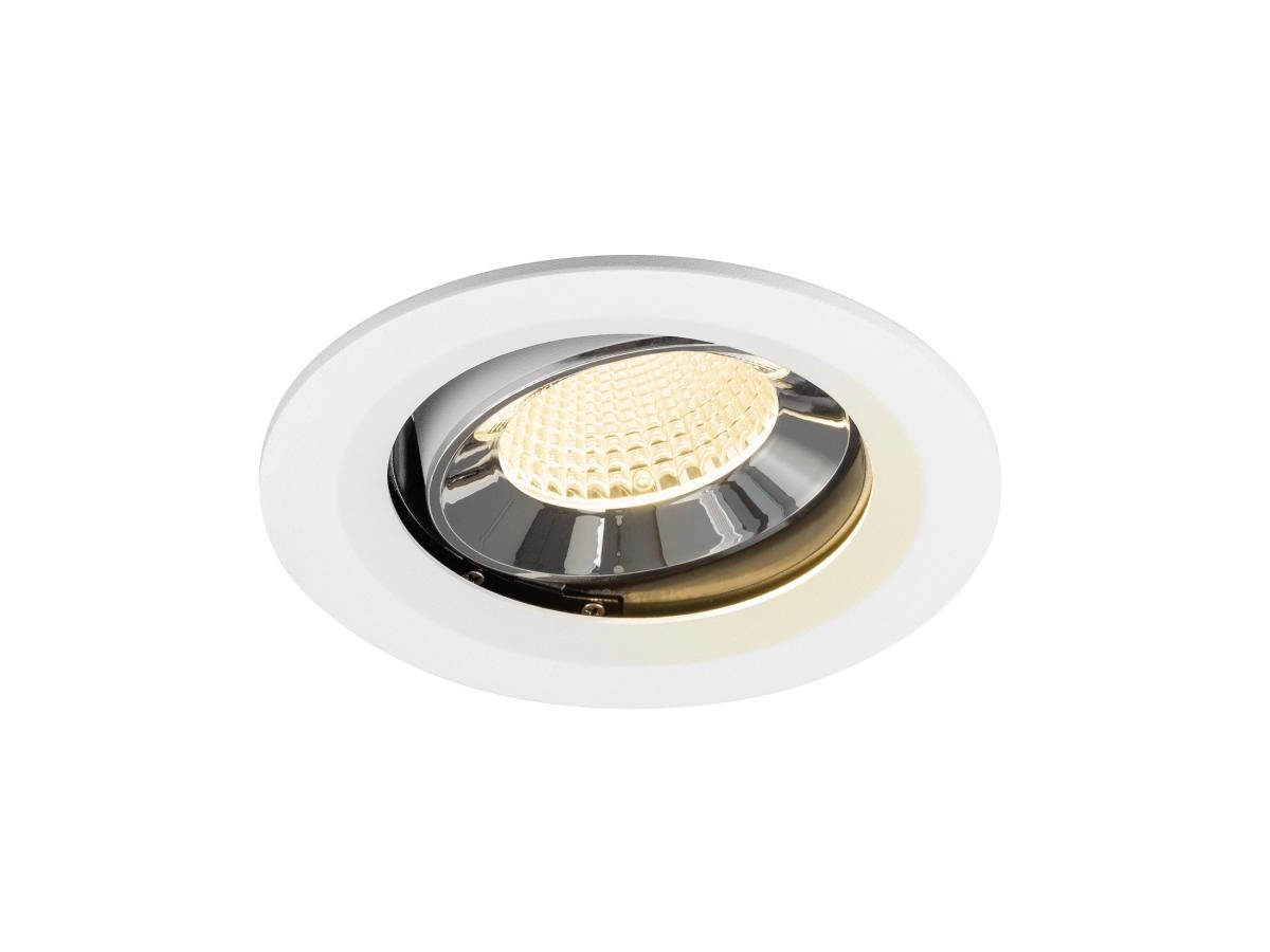 Recessed spotlight Numinos Move M white/chrome 3000K - 40deg