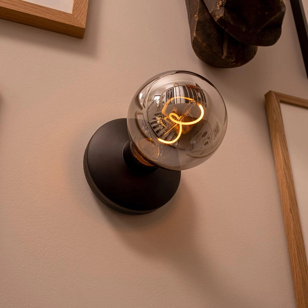 Rechargeable wall lamp Bee Black Smoked Humble 7446023299213