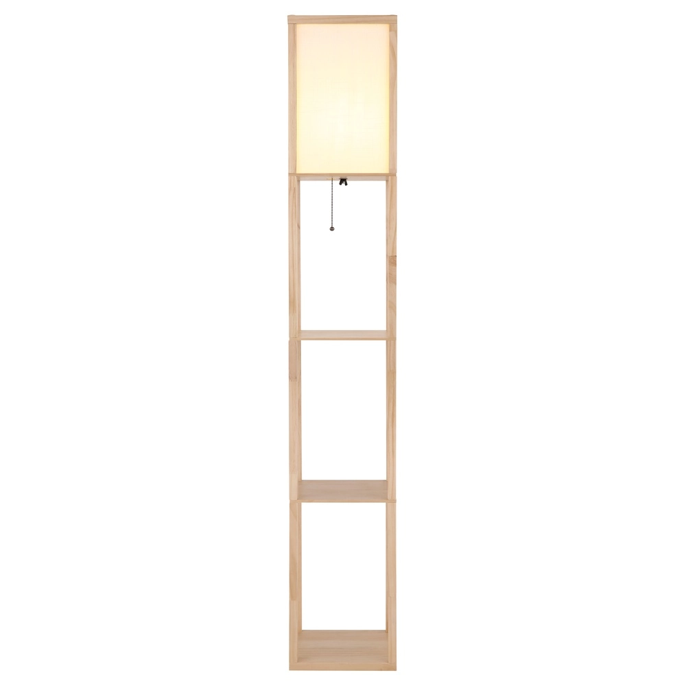 Floor lamp Tabitha wood Globo 9007371572410