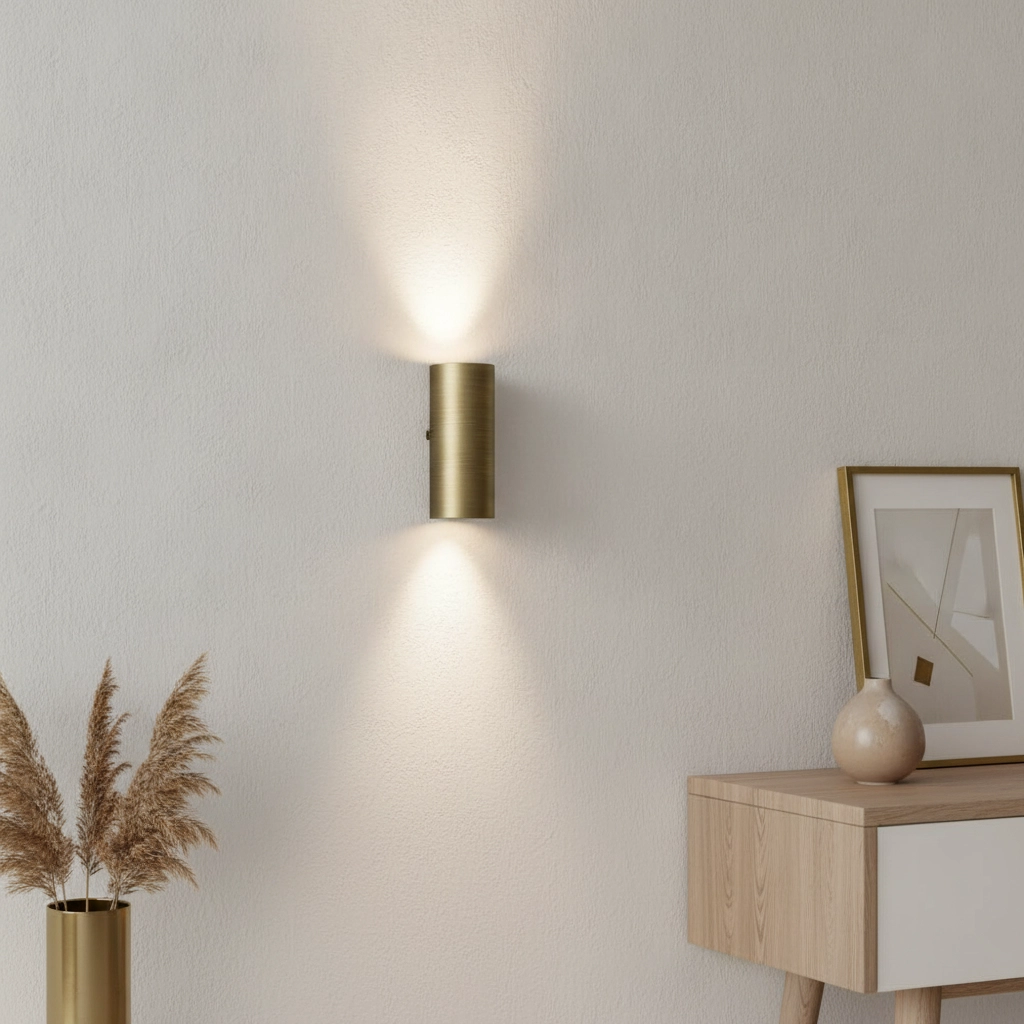 Design surface-mounted spotlight Roulo Antique Bronze Up & Down