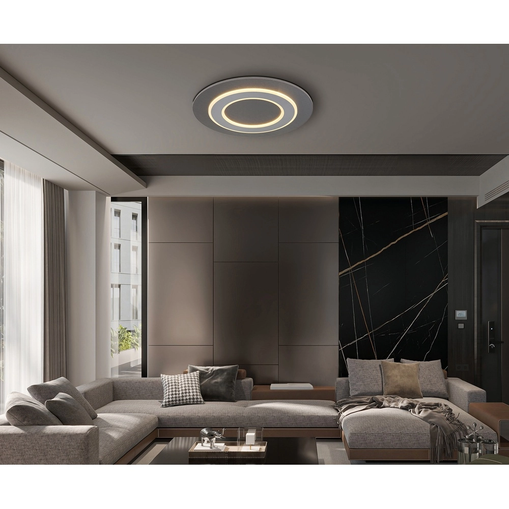 Design ceiling light Jayden anthracite Ø 48cm Globo 9007371475292