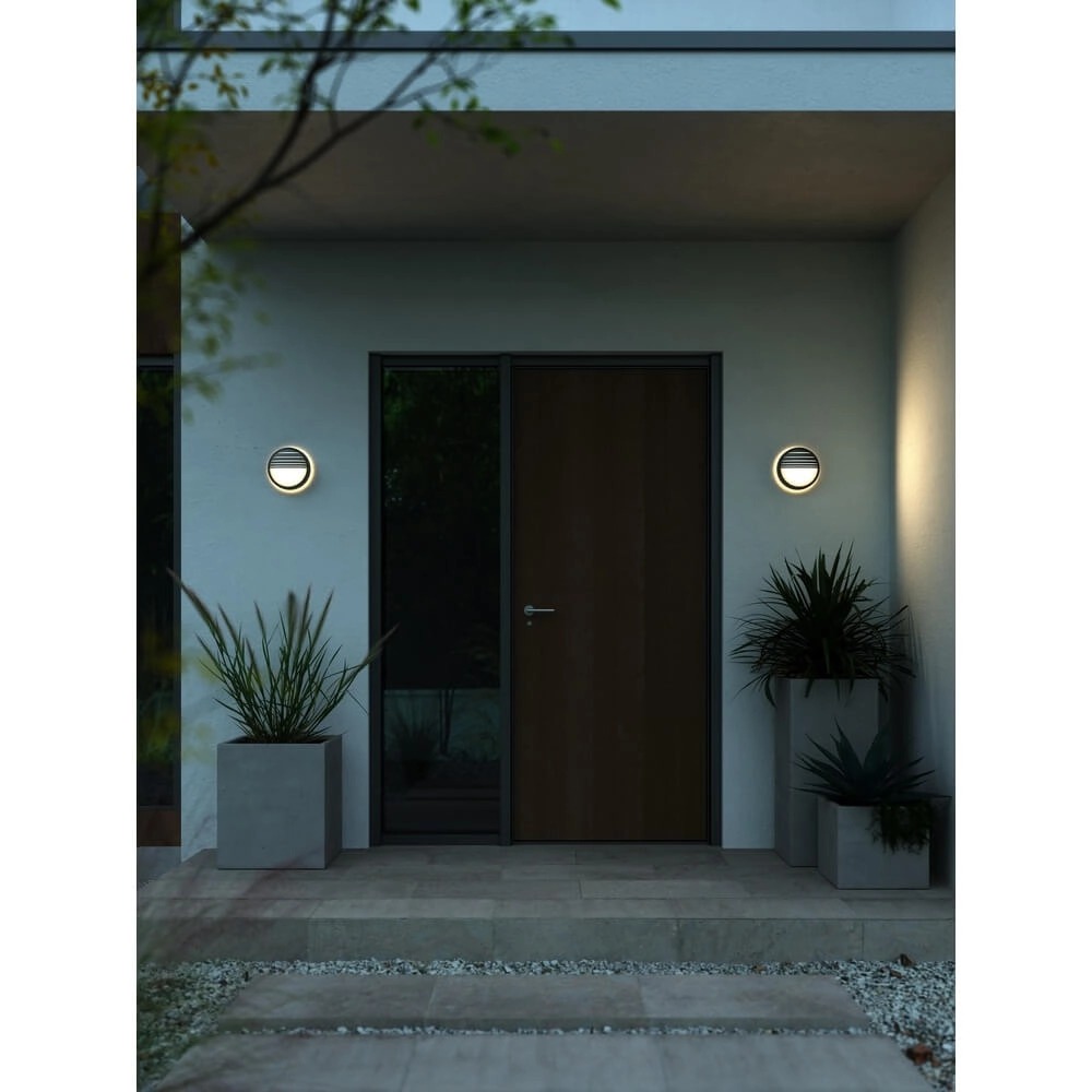 Design wall lamp Oliver black round Nordlux 5704924011009