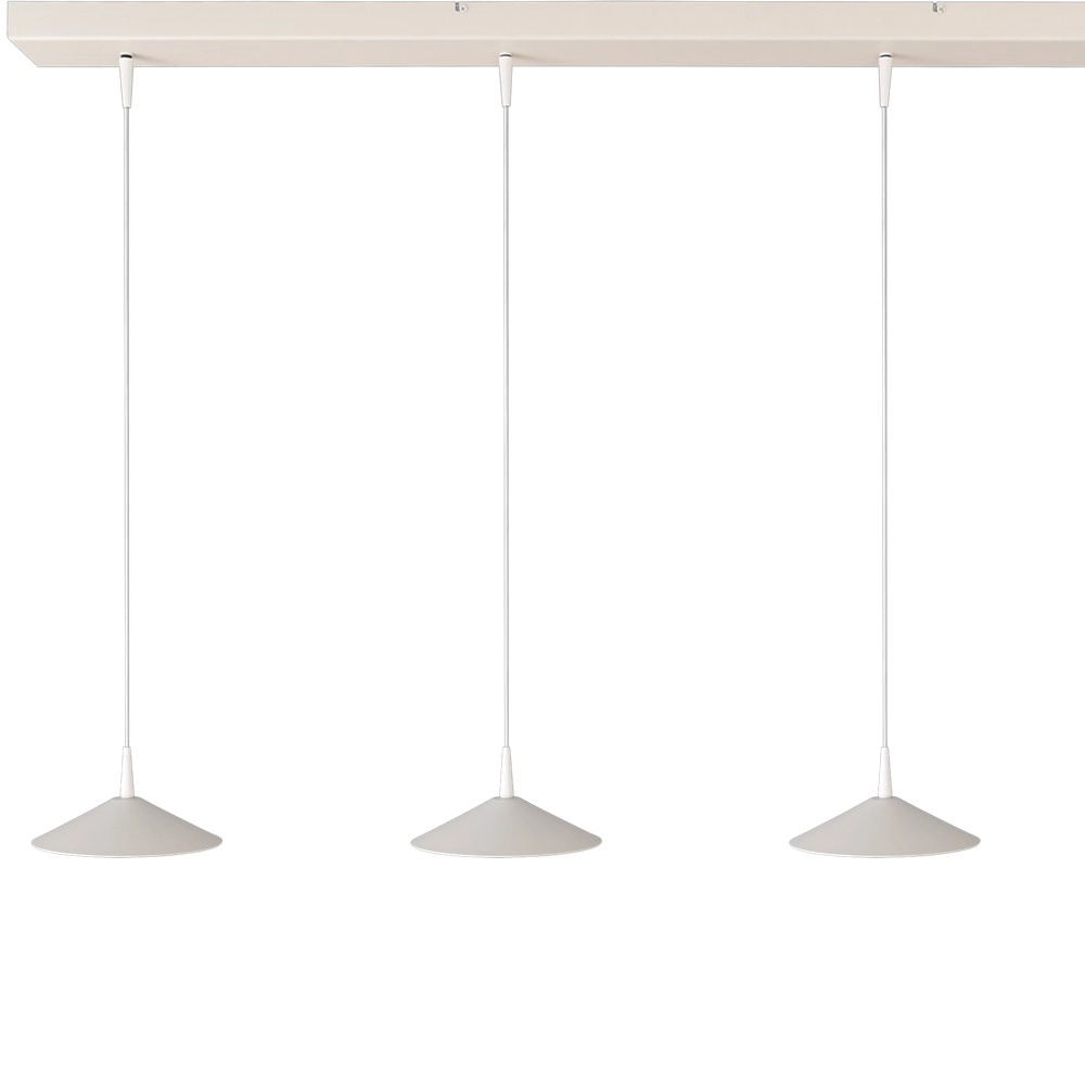 4-light pendant lamp Ceppo white Ø 18cm Masterlight 8718121347356