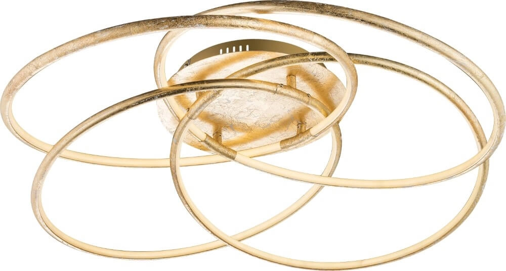 Gold ceiling lamp Barna Ø 85cm