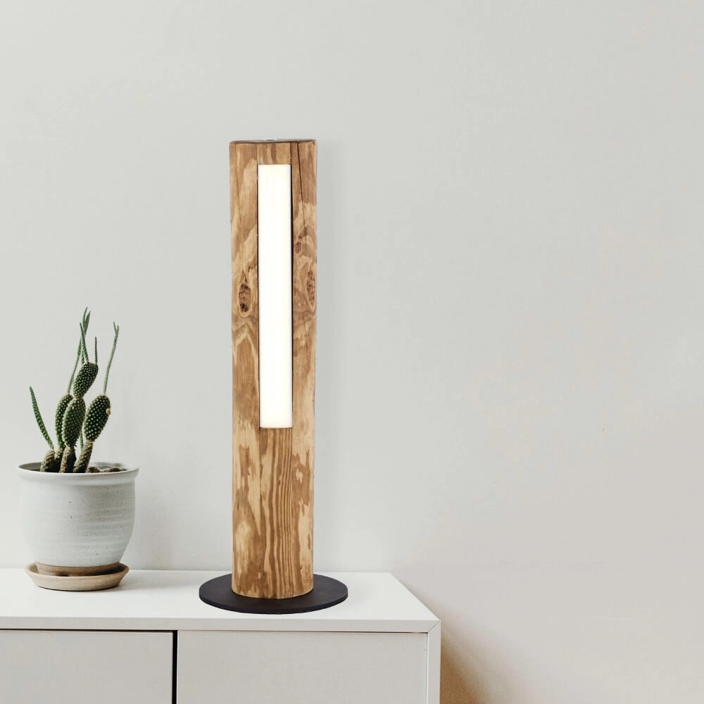 Wooden table lamp Odun 46cm high Brilliant 4004353393532