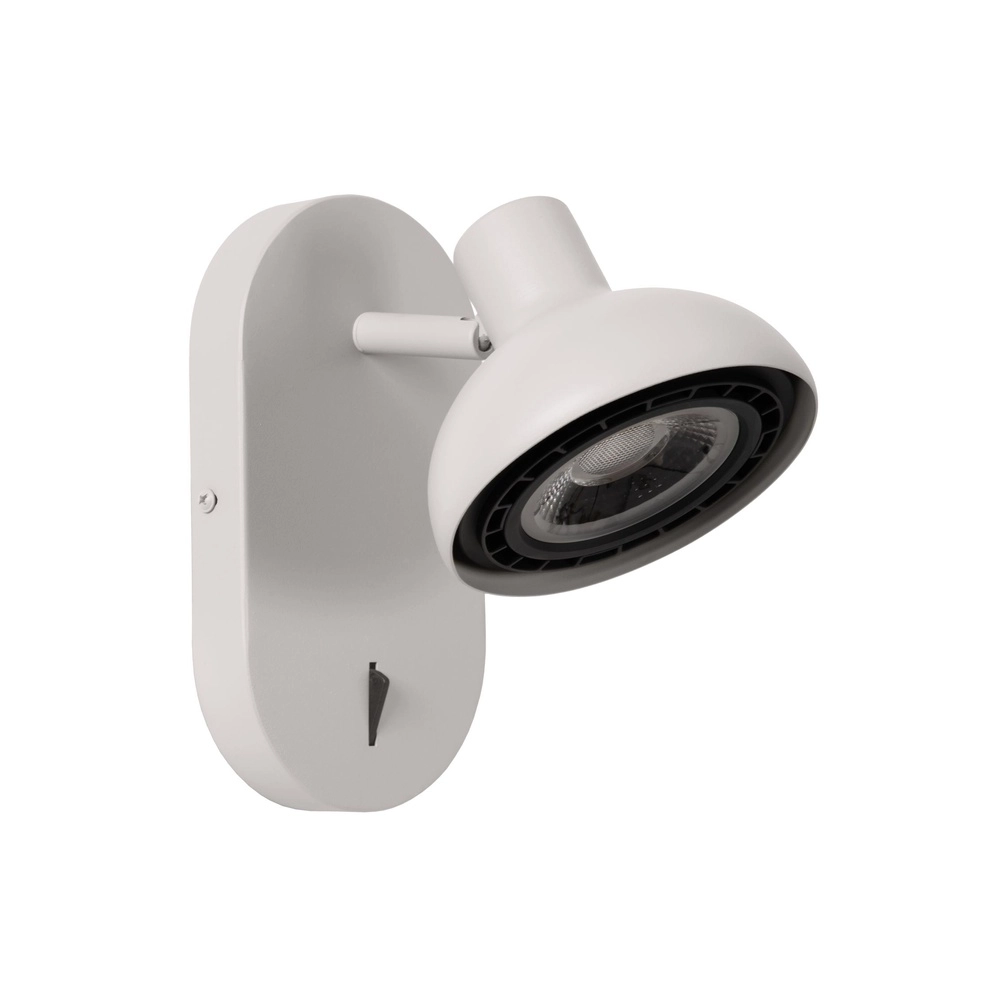 Bedside lamp Sensas white design GU10 ES111