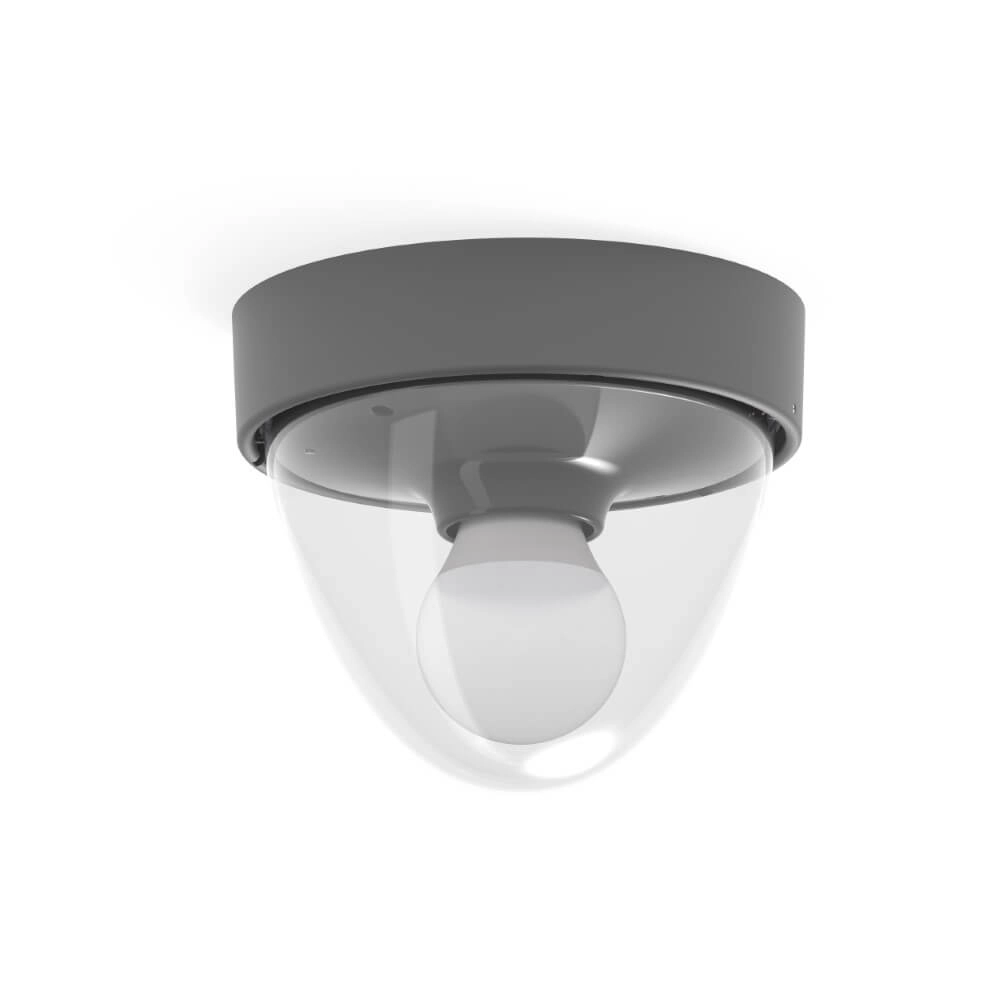 Anthracite ceiling lamp Nook for outside