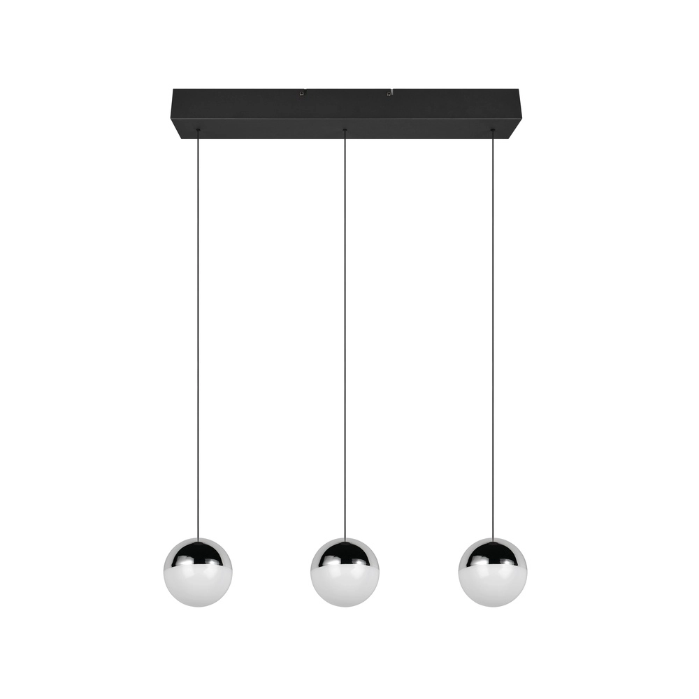 3-light pendant lamp Senta chrome Trio 4017807685831