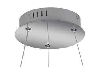 LED hanging lamp Bologna chrome Trio 4017807525649