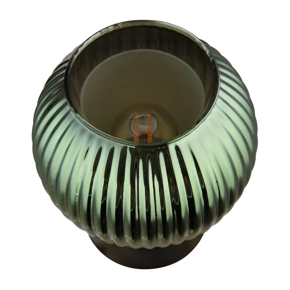 Table lamp Zumba green glass Ø 15cm Globo 9007371459001