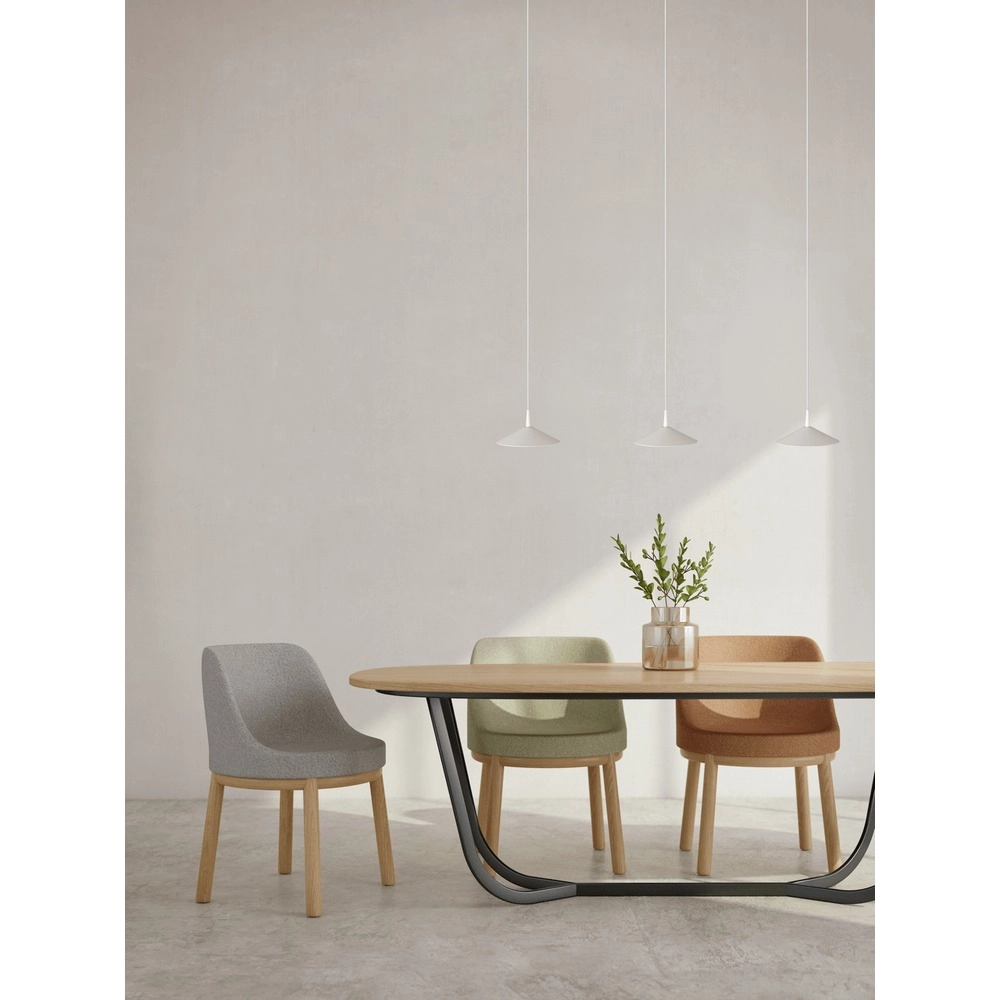 3-light pendant lamp Ceppo white Ø 18cm Masterlight 8718121352039
