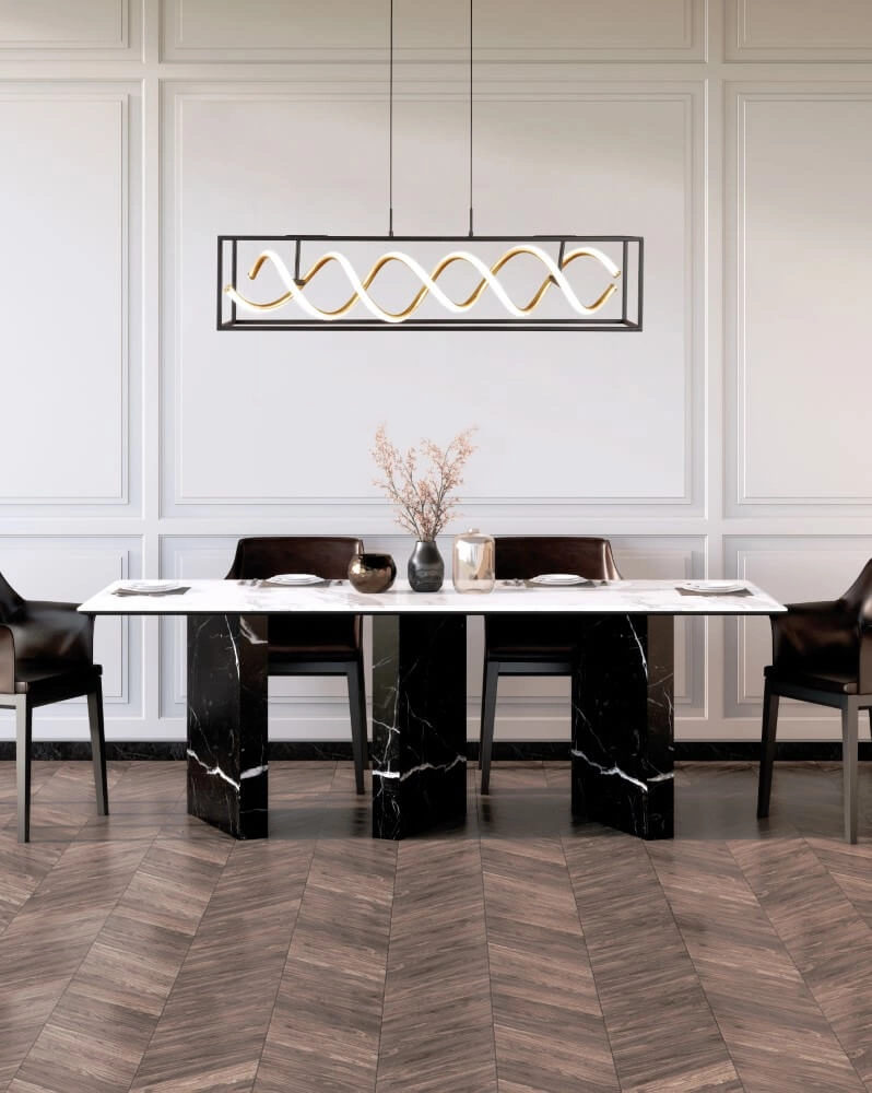 Design hanging lamp Gian black led Fischer & Honsel 4003694610469