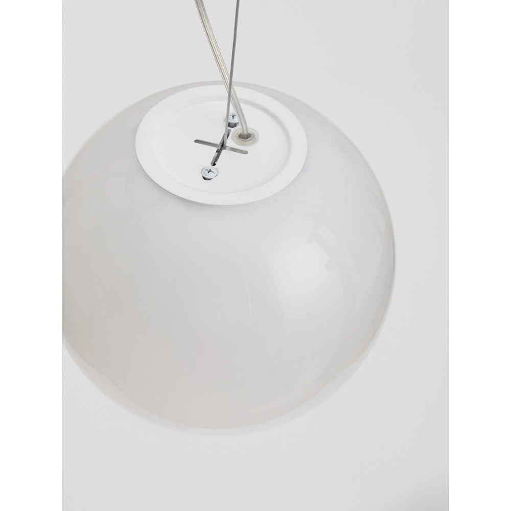 White pendant lamp Bolita bulb Ø 20cm Lyora 5212017483560