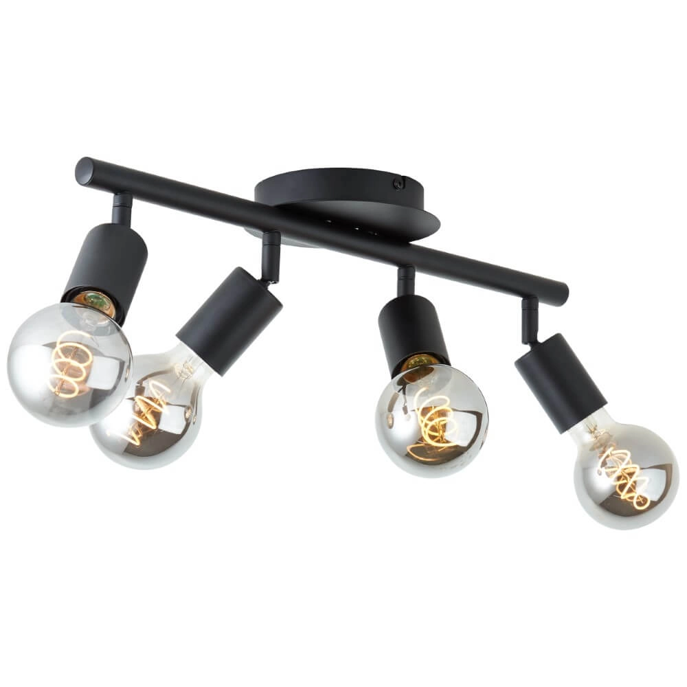 4-light ceiling lamp Tiffany black Brilliant 4004353406485