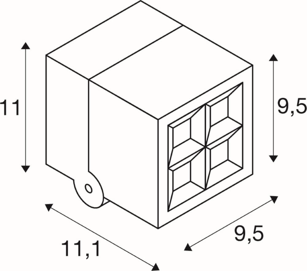 Directional LED spot S-Cube SLV 4024163278041