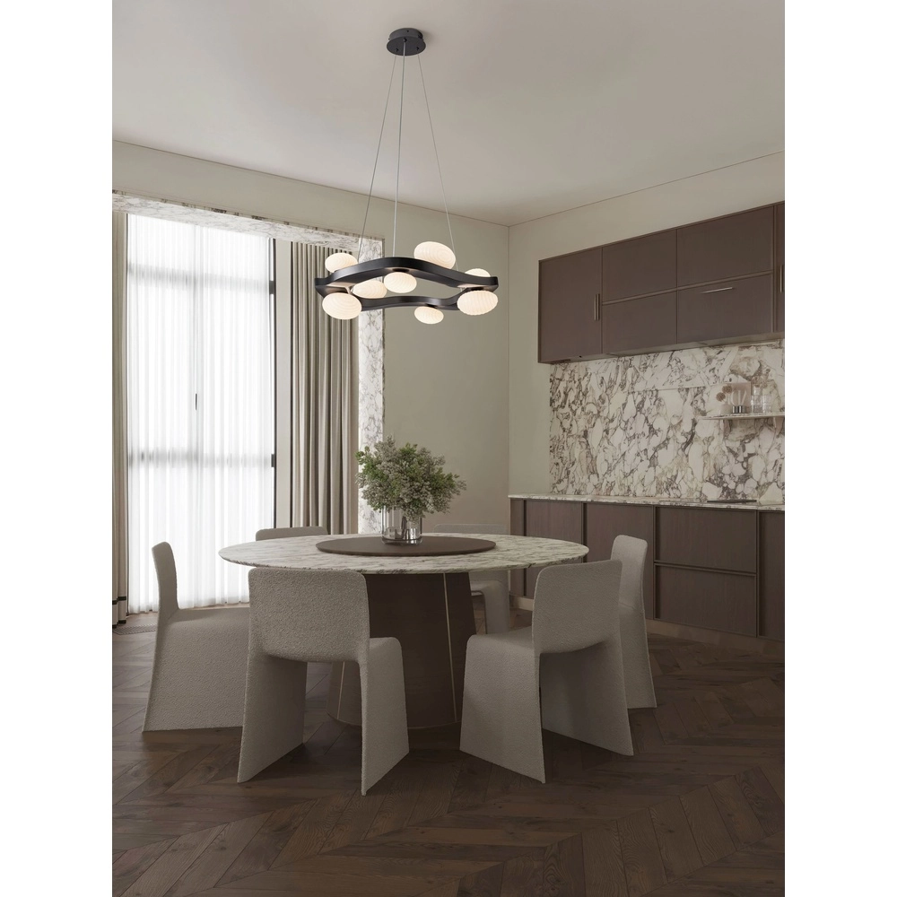 Design pendant lamp Severo black and white