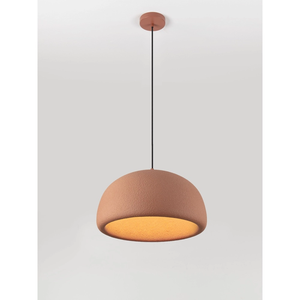 Modern pendant lamp Davo terracotta Ø 43cm Lyora 5212017495648