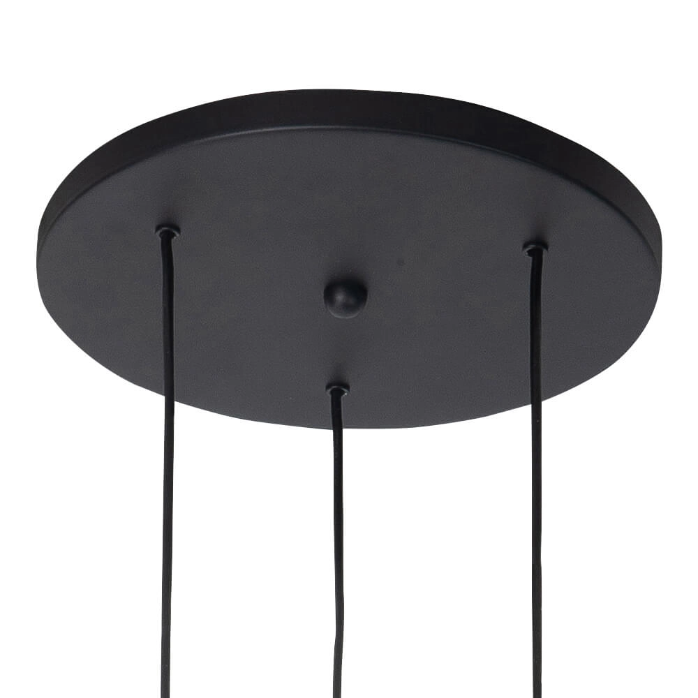 Round pendant lamp Perugia bronze - 3x GU10 Highlight 8718379046810