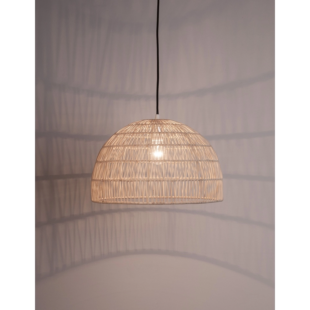 Rattan pendant lamp Melody Ø 40cm