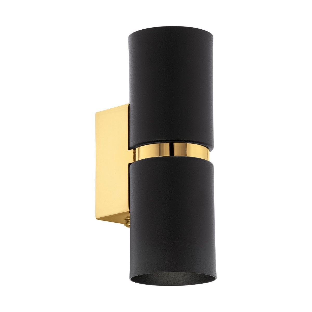 Wall lamp Passa Up - Down black with gold