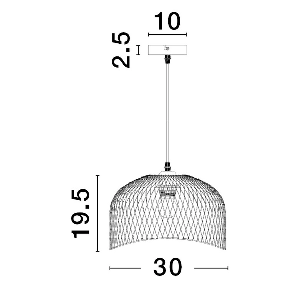 Cage lamp Lyron white Lyora 5212017436344