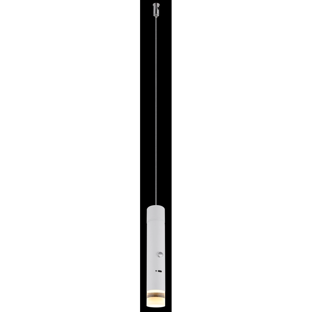 Sleek pendant lamp Pelo white Globo 9007371566358
