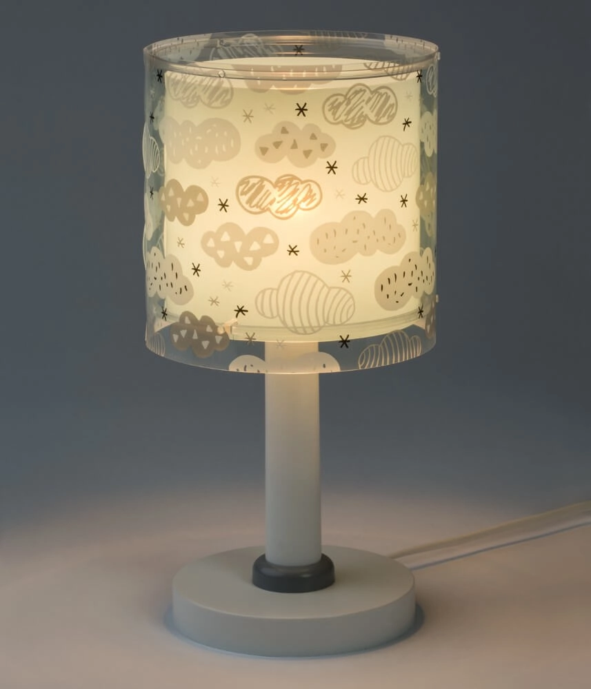 Children's room table lamp Clouds turquoise Dalber 8420406414119