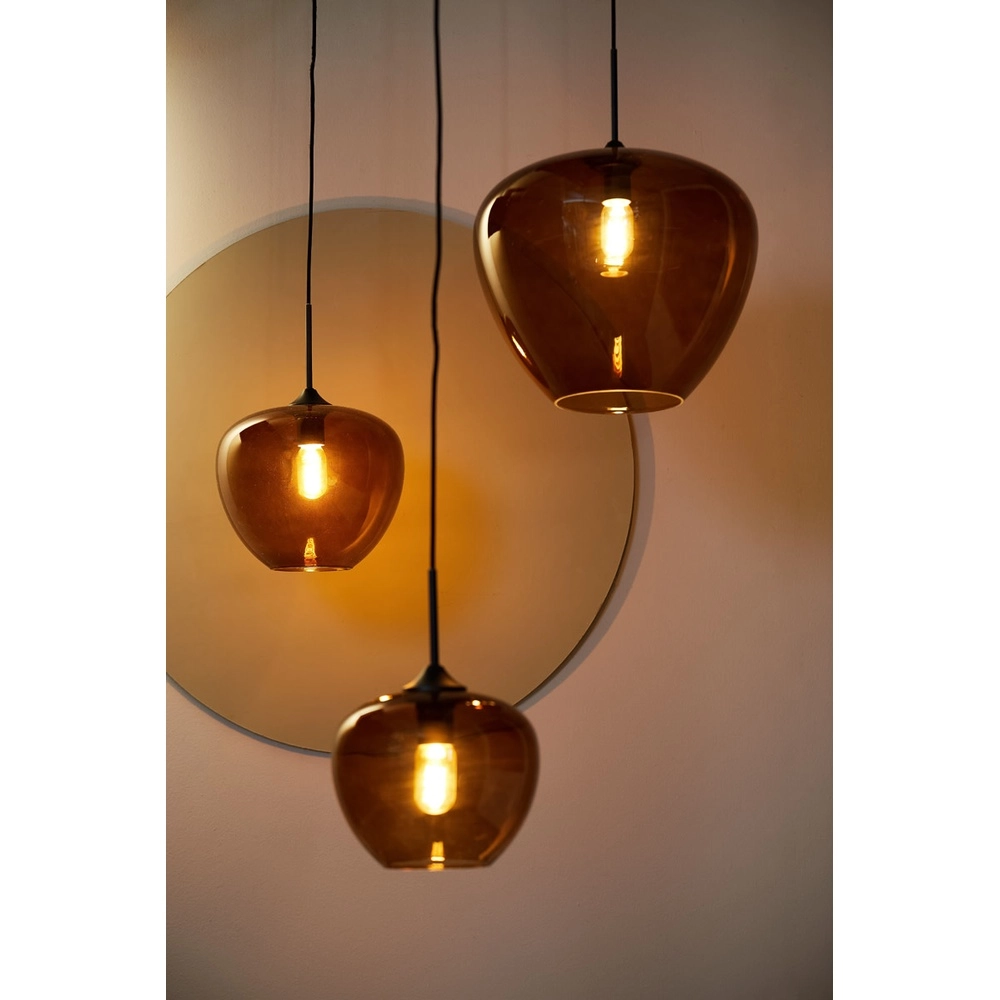 Pendant lamp Mayson Ø 30cm amber Light & Living 8717807614188